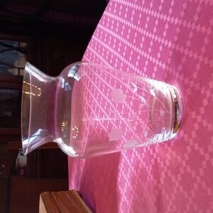 Lenox Etched Glass Vase